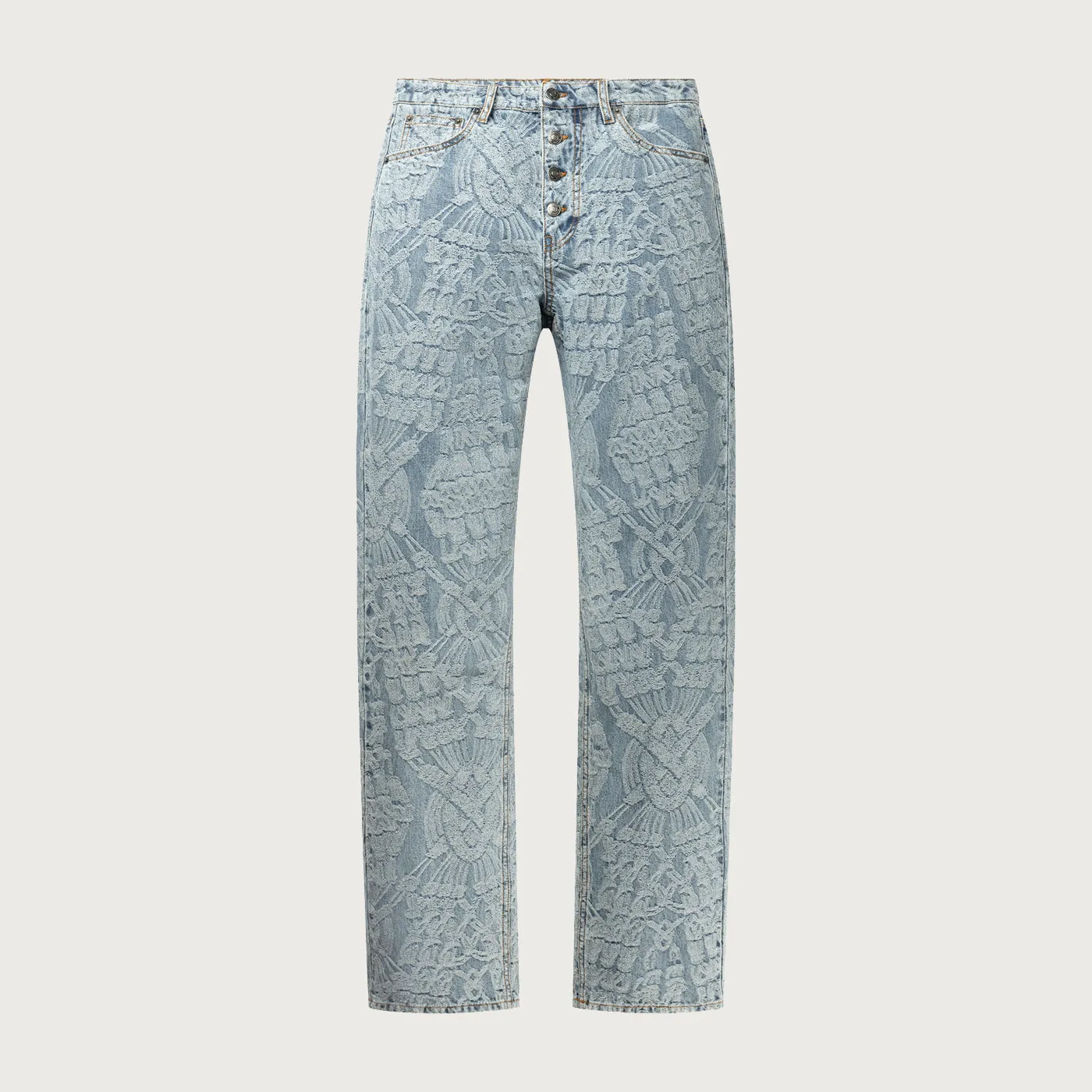 Settle Macr Ame Light Blue Denim Pants
