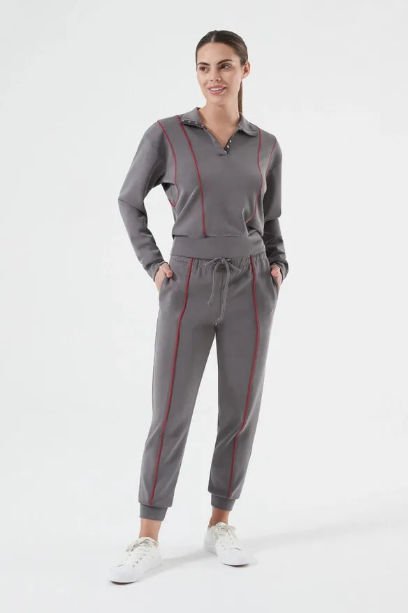 Sleek Pullover Slate/Love