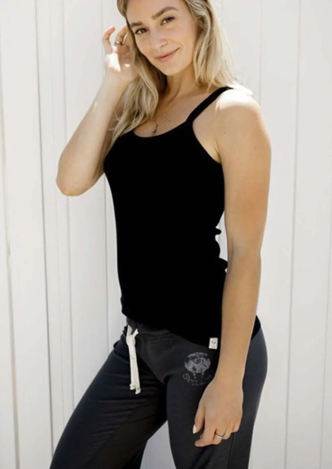 Sleepaholik Any Time & All the Time Cotton Tank Top Made in USA