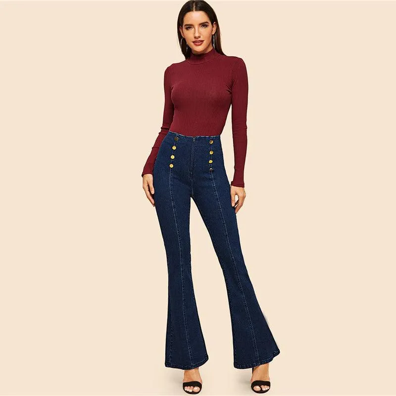 TAKE ME BACK BUTTON JEANS