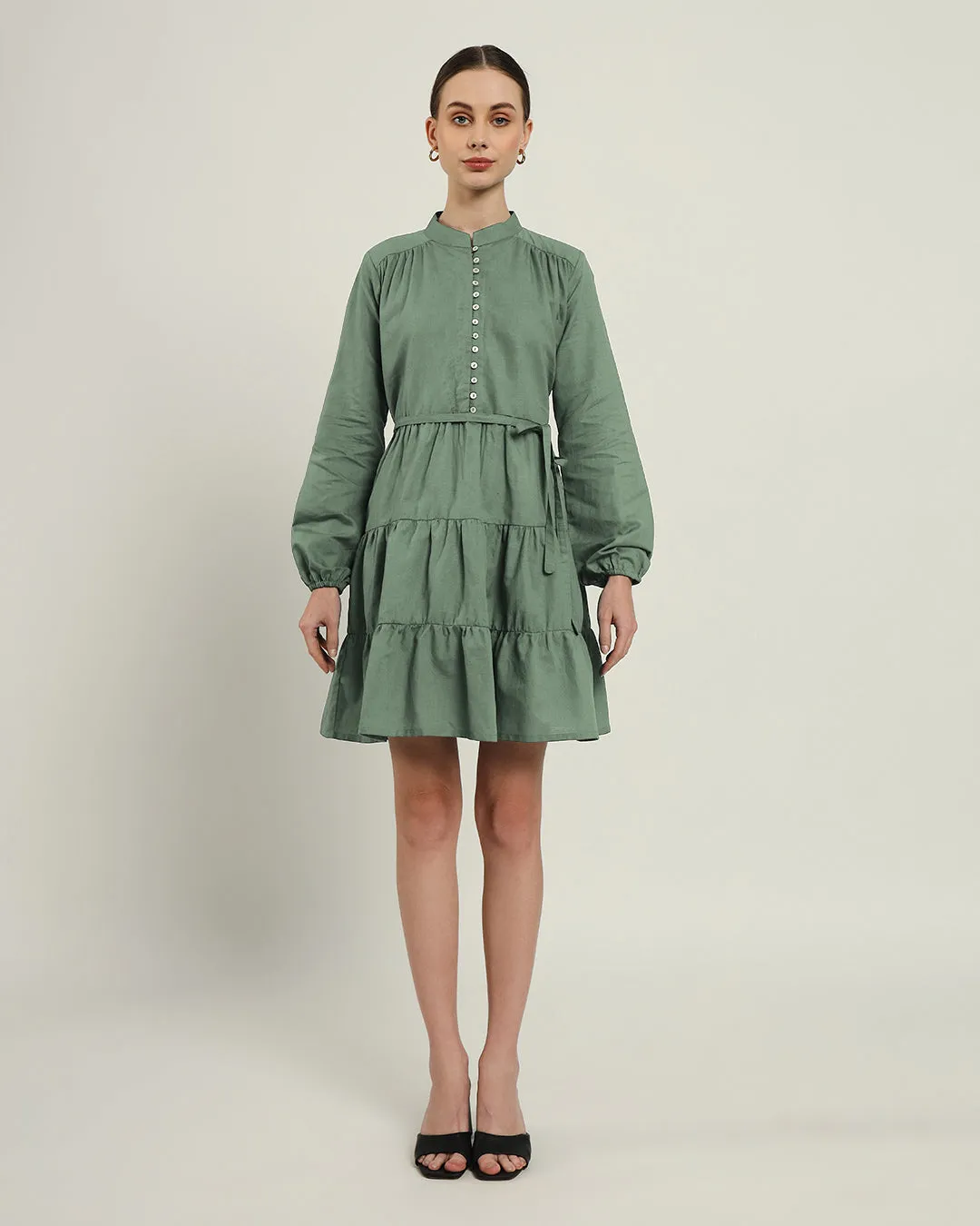 The Ely Mint Cotton Dress