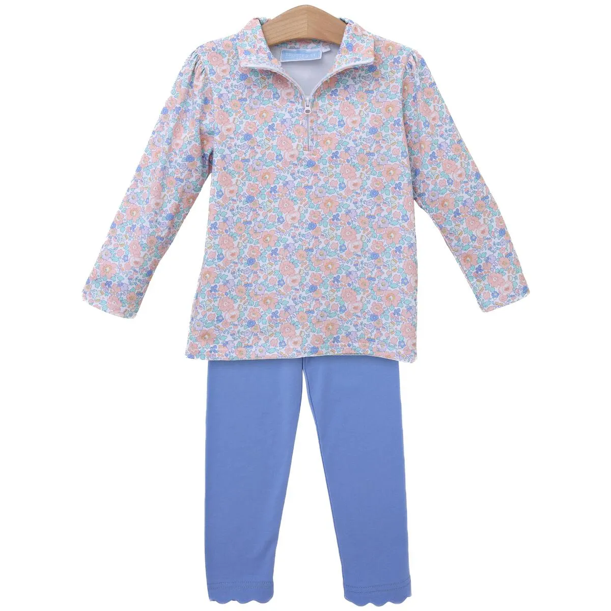 Trotter Street - Frankie Floral 1/4 Zip Pullover Set