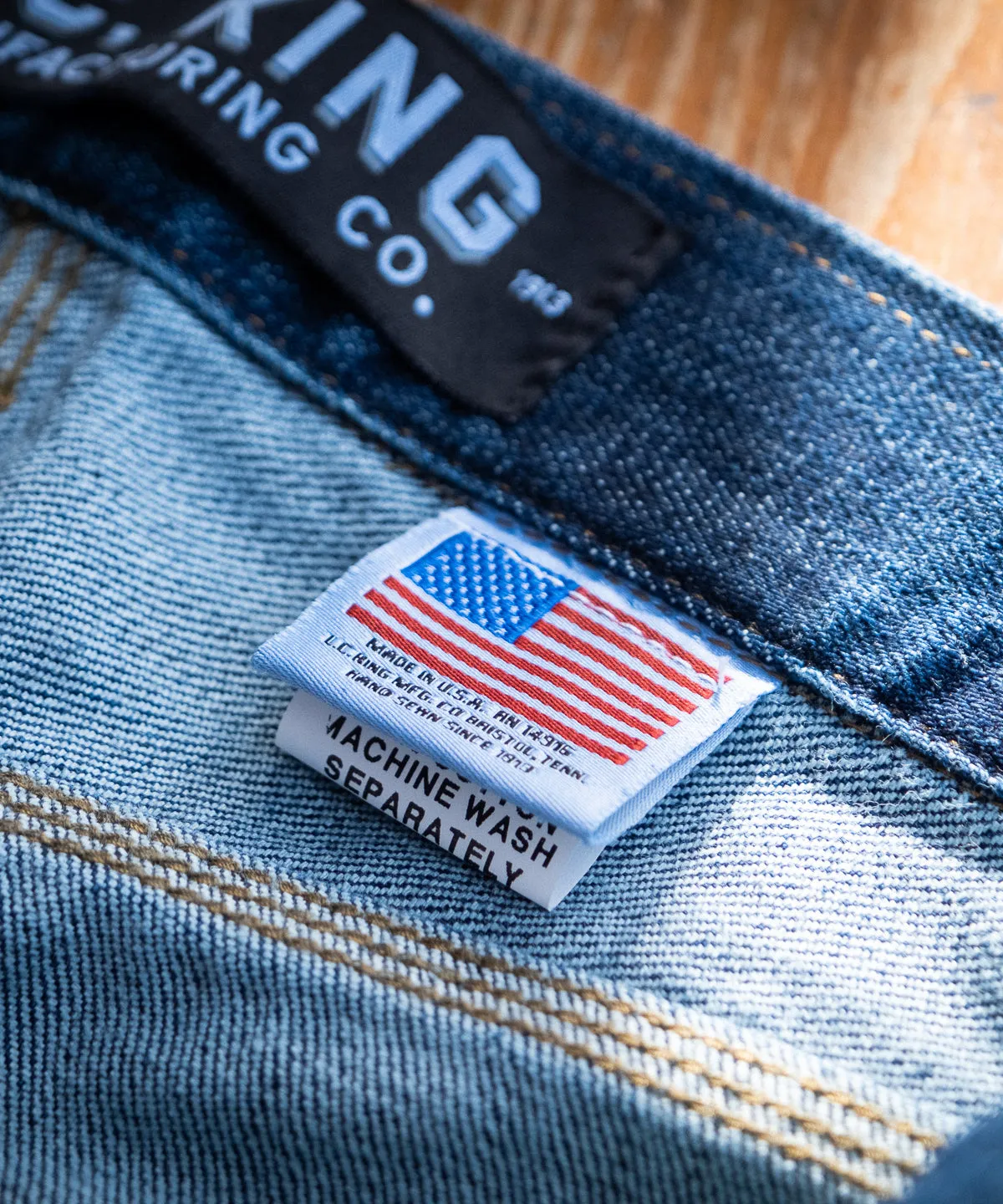Washed Denim 5 Pocket Jean