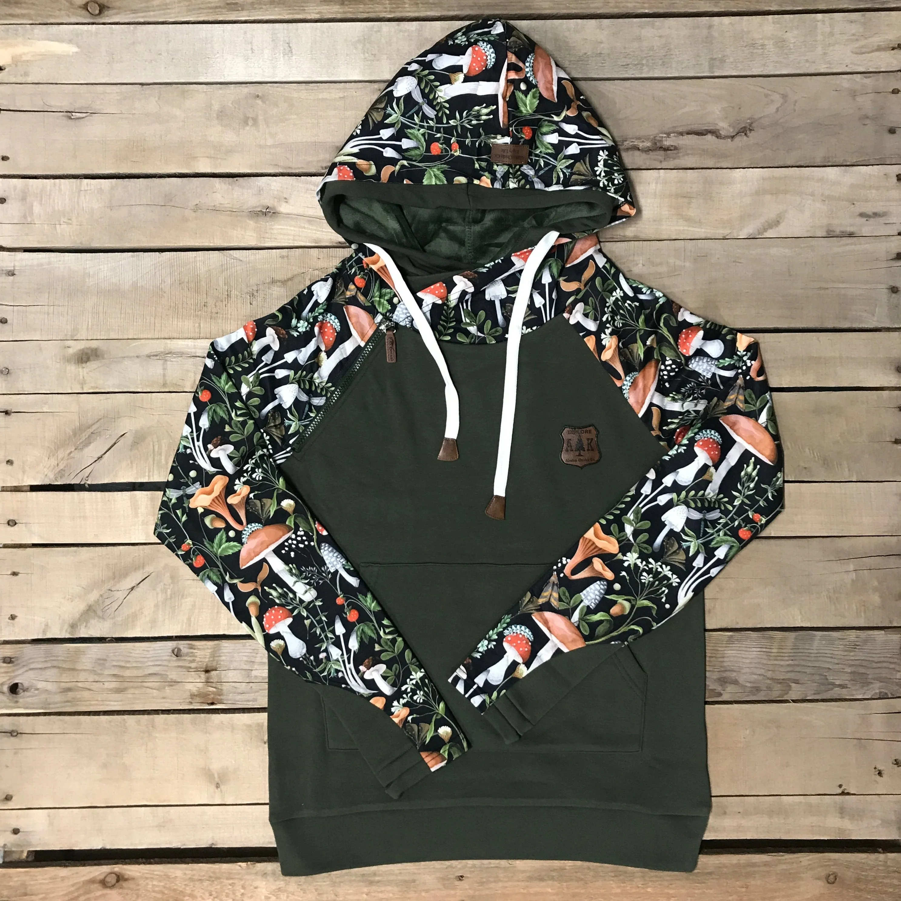 Wholesale: Mushroom Sleeve Hoodie